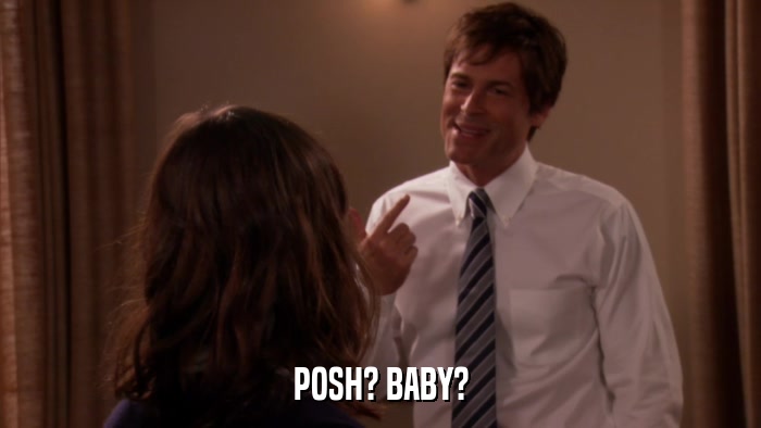 POSH? BABY?  