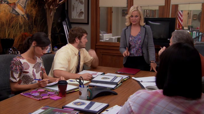 EVERY DEPARTMENT, IN ONE ROOM, ARGUING FOR MORE MONEY. 
