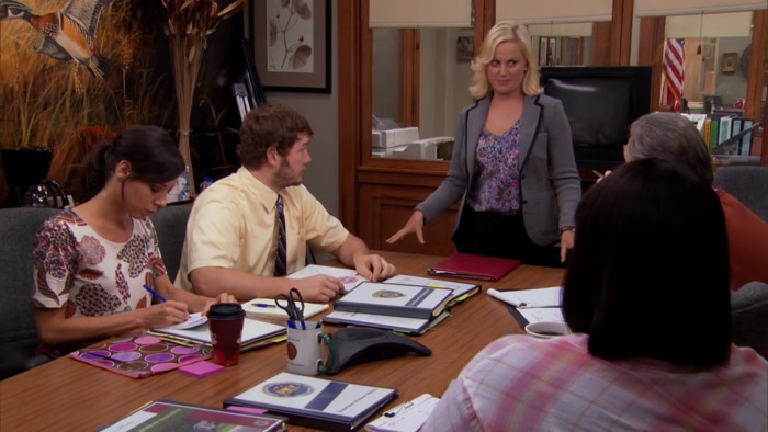 EVERY DEPARTMENT, IN ONE ROOM, ARGUING FOR MORE MONEY. 