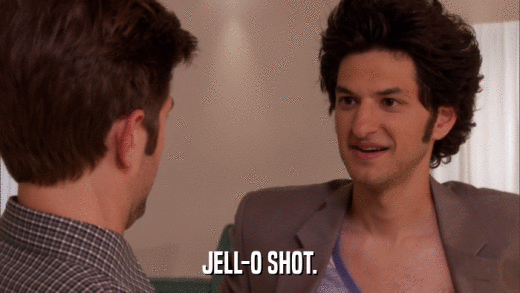 JELL-O SHOT.  