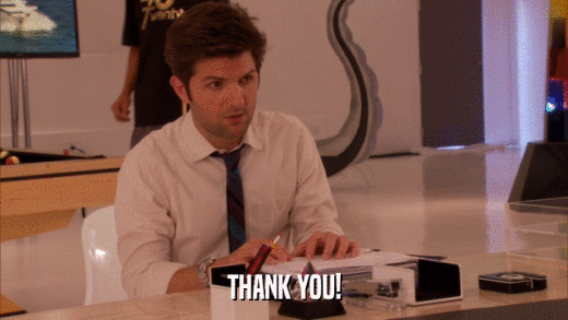 THANK YOU!  
