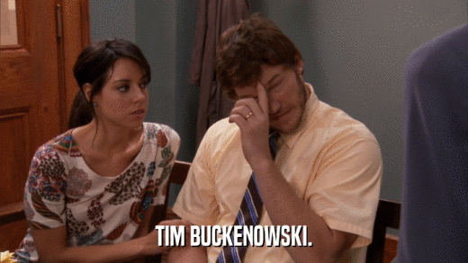 TIM BUCKENOWSKI.  