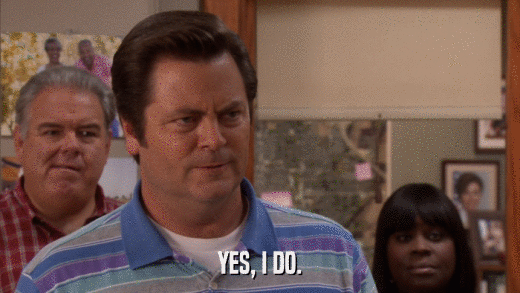 YES, I DO.  