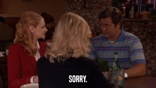 SORRY.  