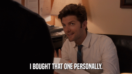 I BOUGHT THAT ONE PERSONALLY.  