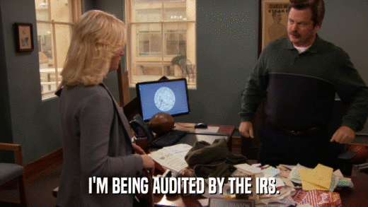 I'M BEING AUDITED BY THE IRS.  