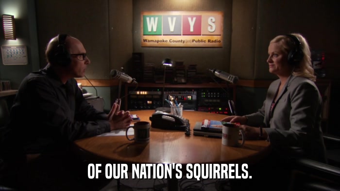 OF OUR NATION'S SQUIRRELS.  