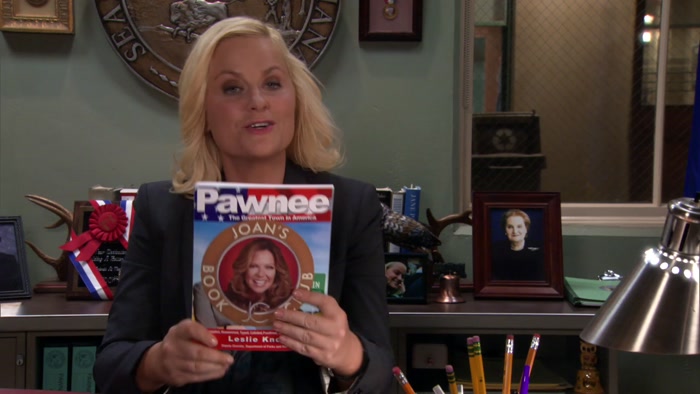JOAN PUT US IN HER BOOK CLUB. 