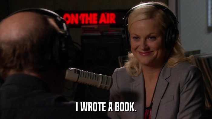 I WROTE A BOOK.  