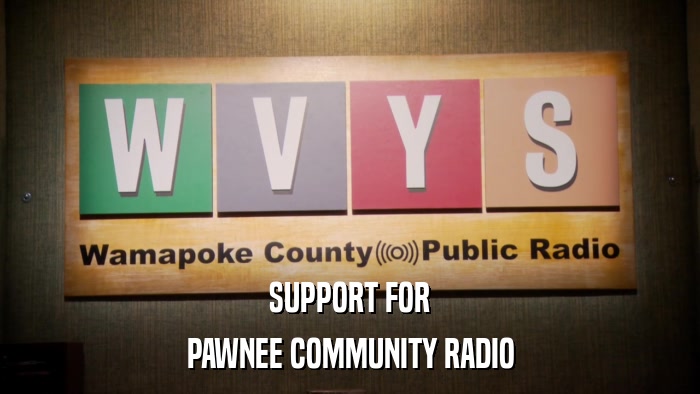 SUPPORT FOR PAWNEE COMMUNITY RADIO 