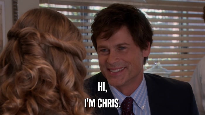 HI, I'M CHRIS. 