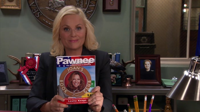 JOAN PUT US IN HER BOOK CLUB. 