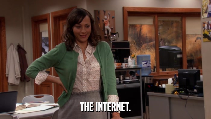 THE INTERNET.  