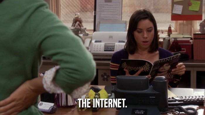 THE INTERNET.  