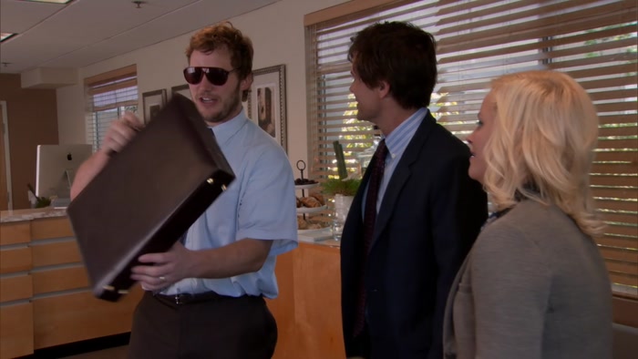 I ALSO GOT THIS DUDE'S BRIEFCASE. 
