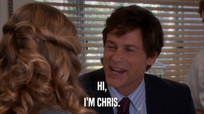 HI, I'M CHRIS. 