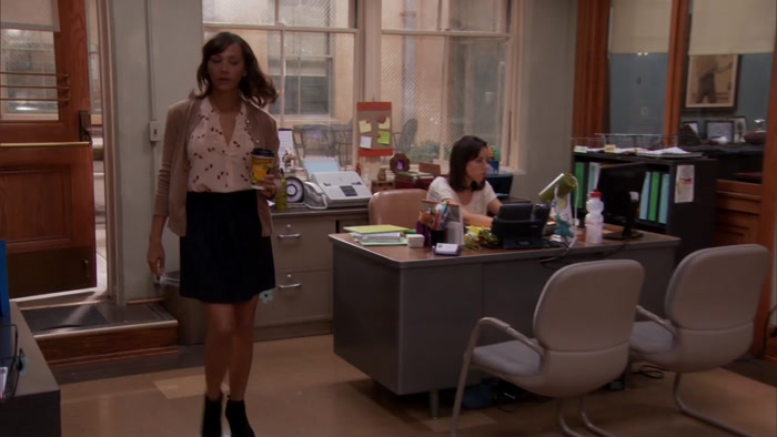 IS LESLIE HERE?  