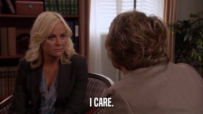 I CARE.  