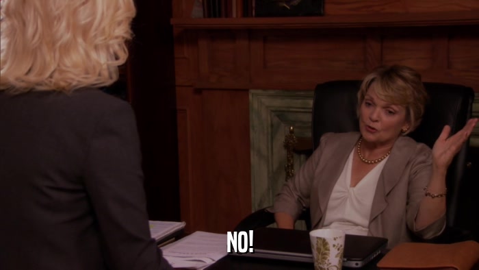 NO!  