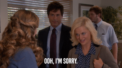 OOH, I'M SORRY.  