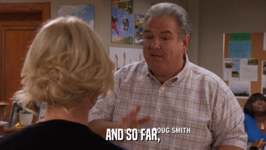 AND SO FAR,  