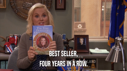 BEST SELLER, FOUR YEARS IN A ROW. 