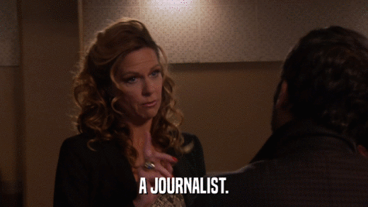 A JOURNALIST.  