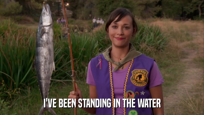 I'VE BEEN STANDING IN THE WATER  
