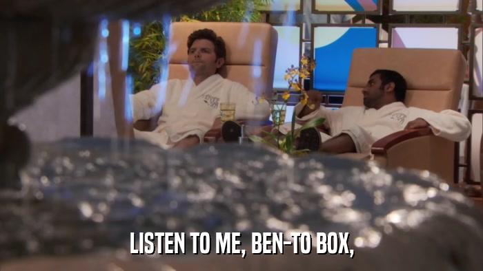LISTEN TO ME, BEN-TO BOX,  