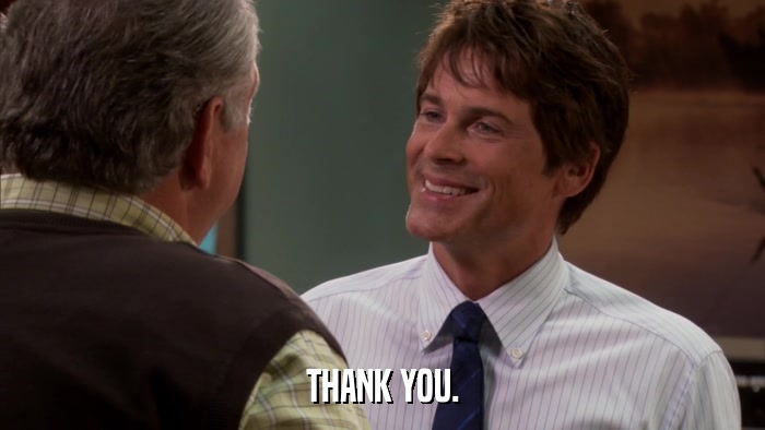 THANK YOU.  