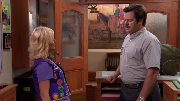 I HAVE NO PROBLEM WITH STRONG WOMEN, LESLIE. 