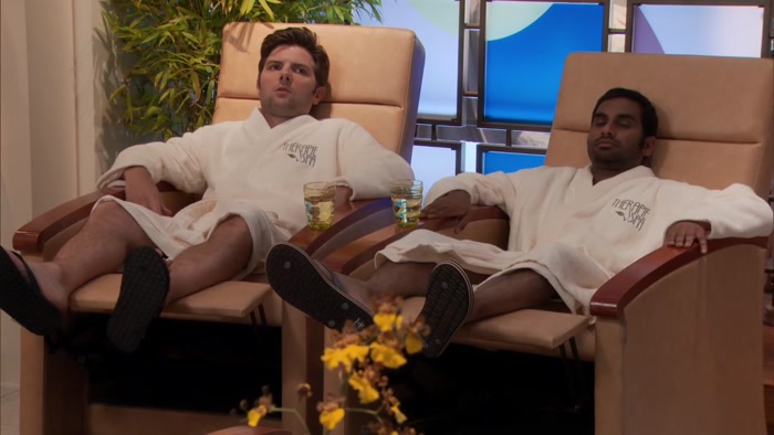 WHERE YOU GO TO THE SPA AND THEN THE MALL? 