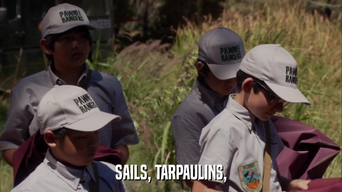 SAILS, TARPAULINS,  