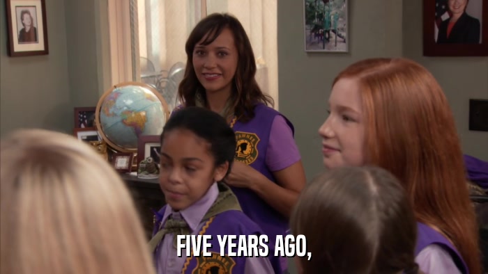 FIVE YEARS AGO,  