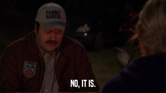 NO, IT IS.  