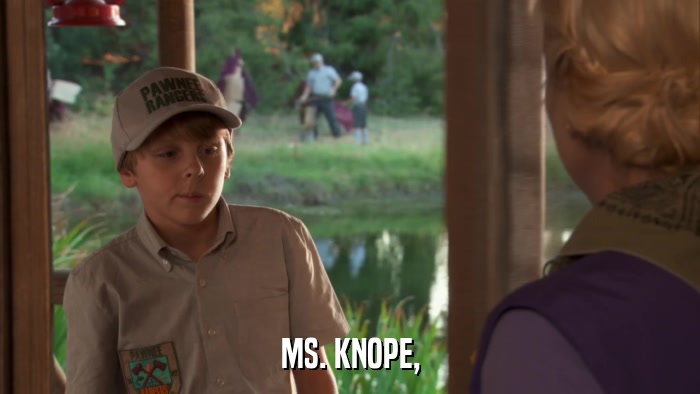 MS. KNOPE,  