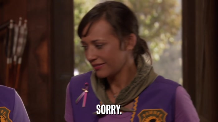SORRY.  