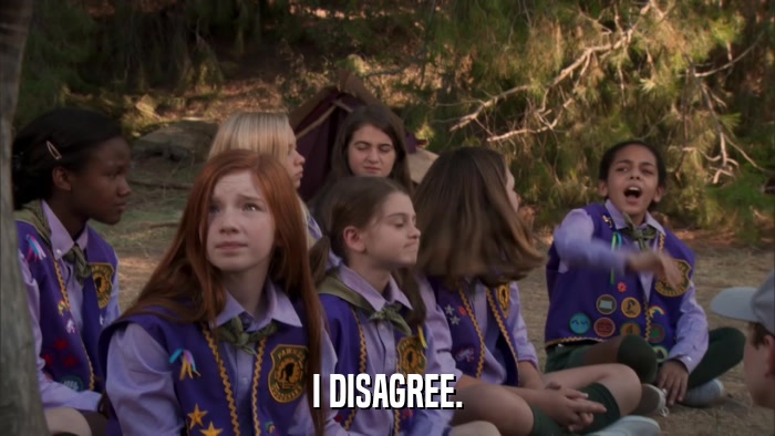 I DISAGREE.  