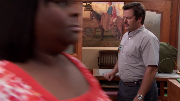 I HAVE NO PROBLEM WITH STRONG WOMEN, LESLIE. 