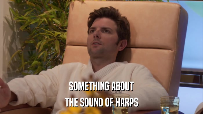 SOMETHING ABOUT THE SOUND OF HARPS 