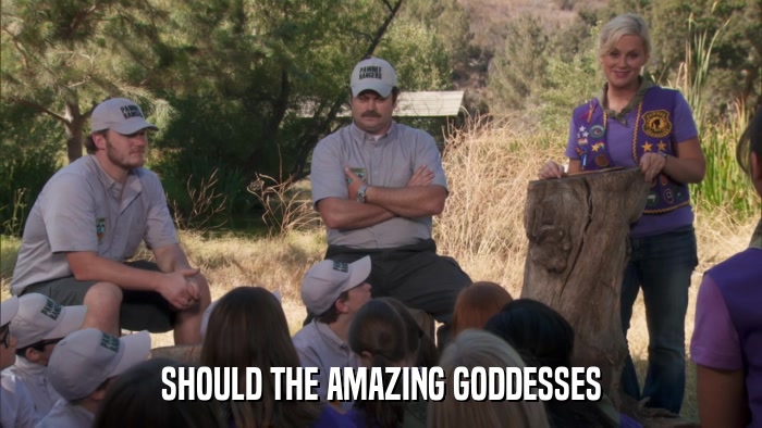 SHOULD THE AMAZING GODDESSES  