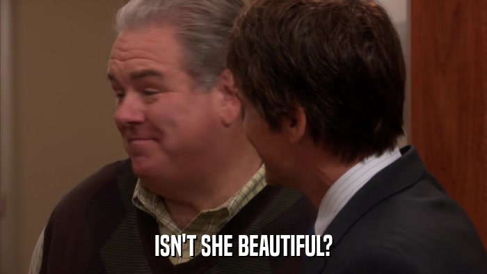 ISN'T SHE BEAUTIFUL?  
