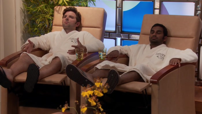 WHERE YOU GO TO THE SPA AND THEN THE MALL? 