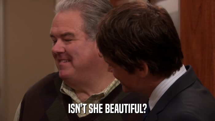 ISN'T SHE BEAUTIFUL?  