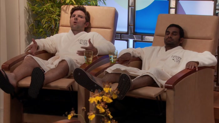 WHERE YOU GO TO THE SPA AND THEN THE MALL? 