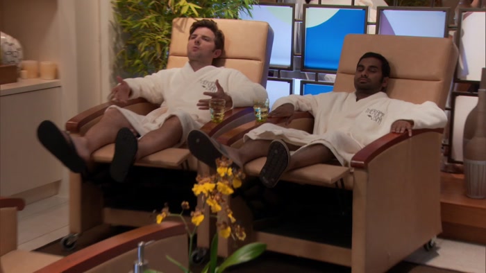 WHERE YOU GO TO THE SPA AND THEN THE MALL? 