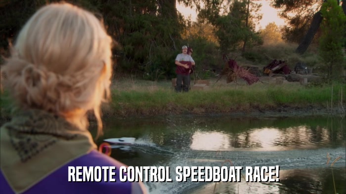 REMOTE CONTROL SPEEDBOAT RACE!  