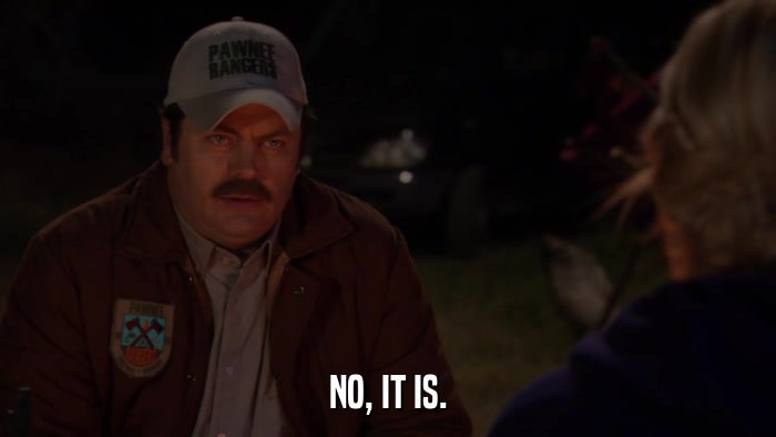 NO, IT IS.  