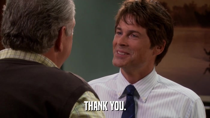 THANK YOU.  