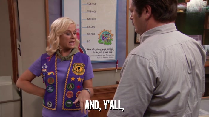 AND, Y'ALL,  